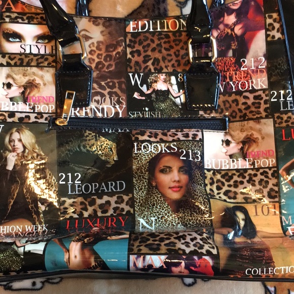 Amazing, unique vintage patent handbag/tote ๐ from the 1980โs! - Picture 7 of 16